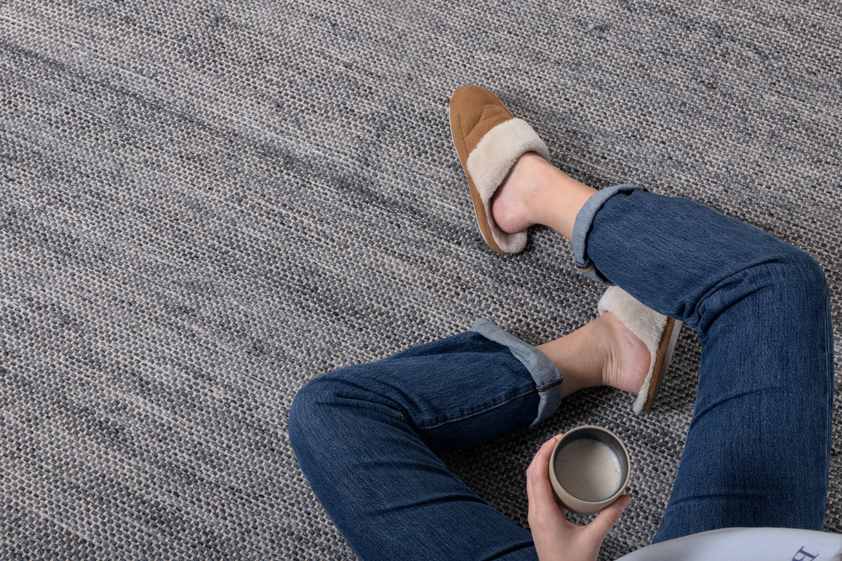 Rectangular Carpet 201 x 302 Grey