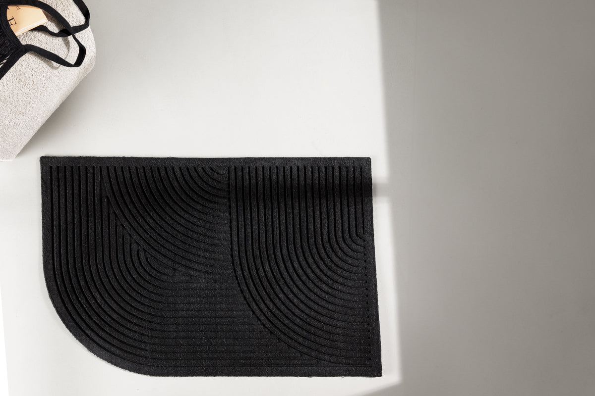 Rectangular Carpet 60 x 90 Black
