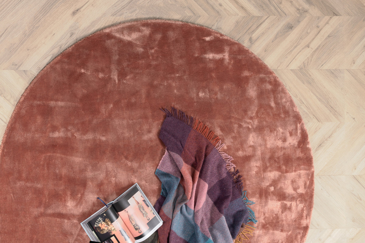 Round Carpet ⌀200 Dusty Pink