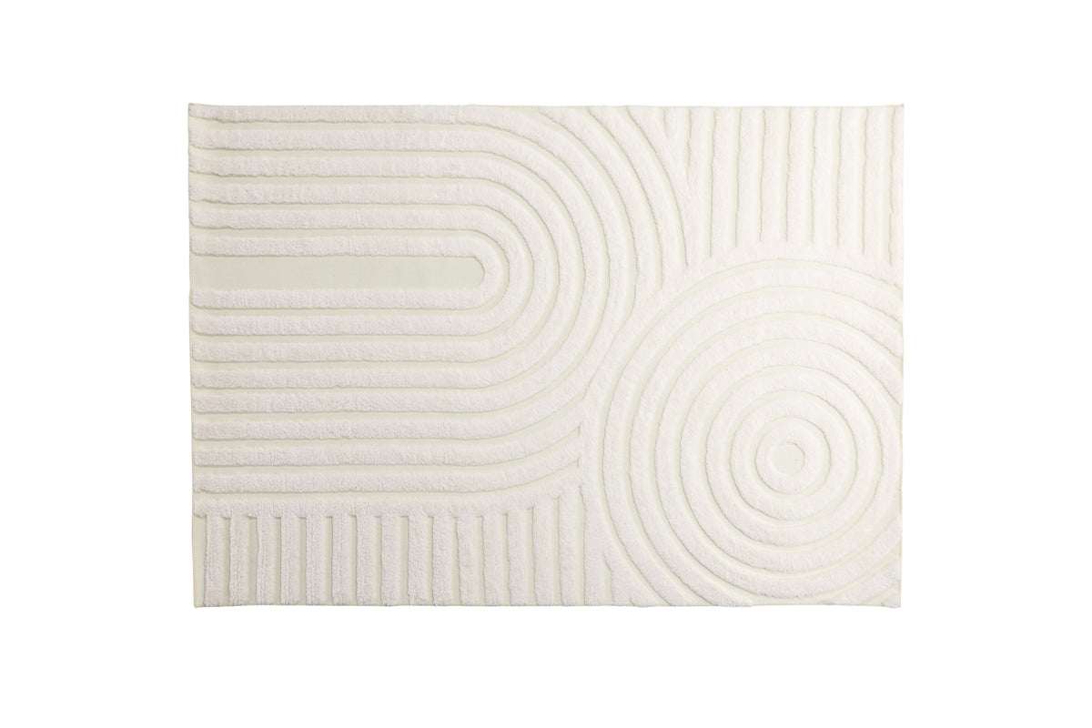 Rectangular Carpet 200 x 290 White
