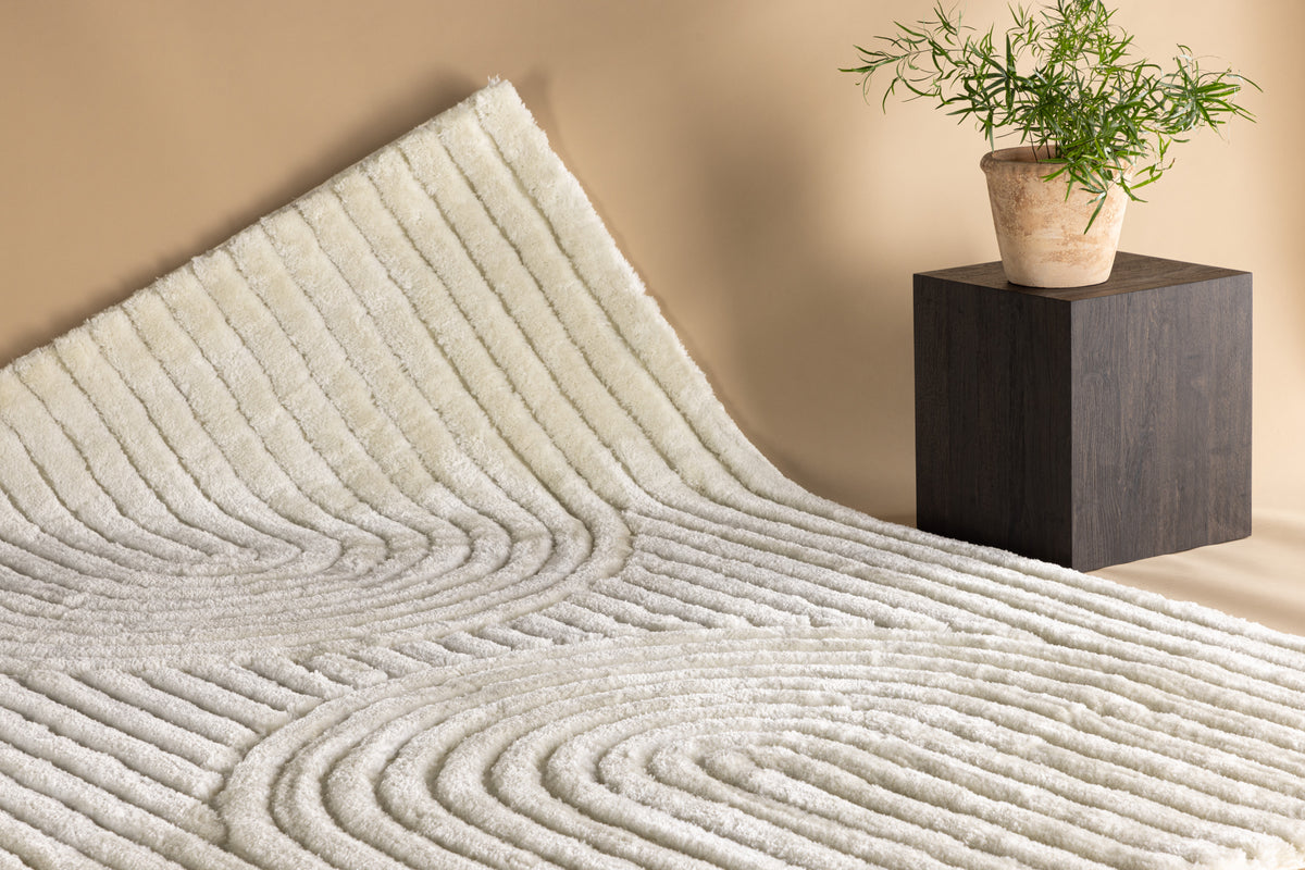 Rectangular Carpet 200 x 290 White