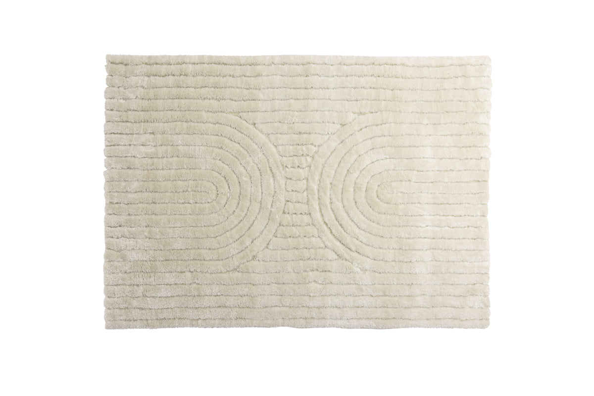 Rectangular Carpet 160 x 230 White