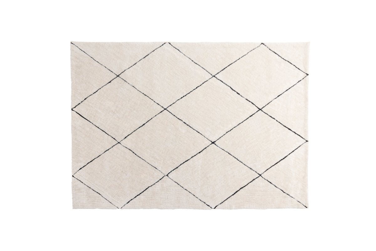 Rectangular Carpet 200 x 290 White