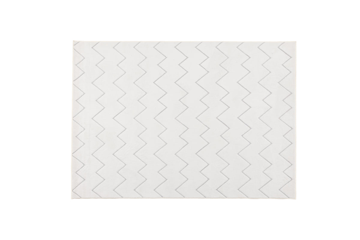 Rectangular Carpet 200 x 290 White