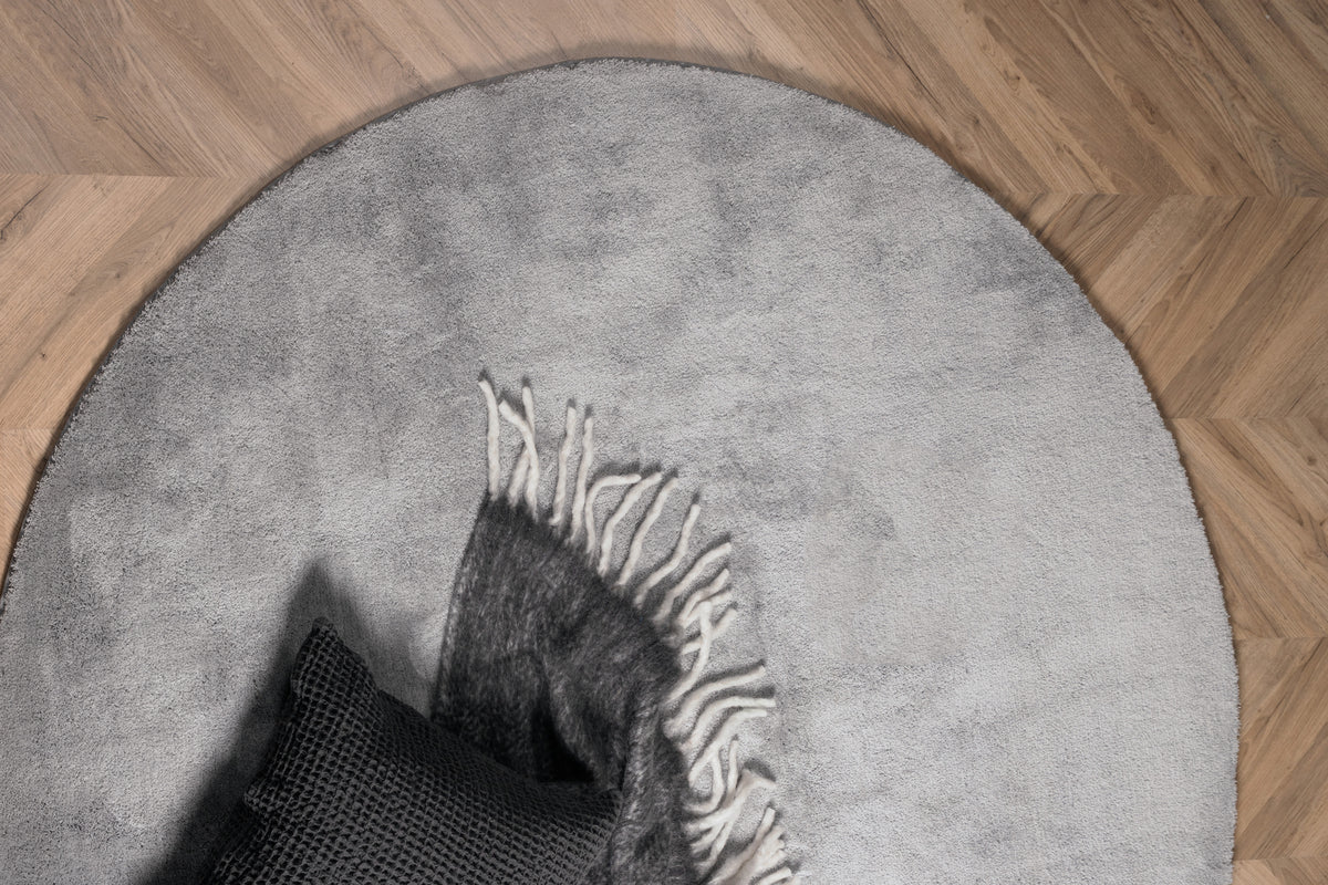Round Carpet ⌀200 Silver