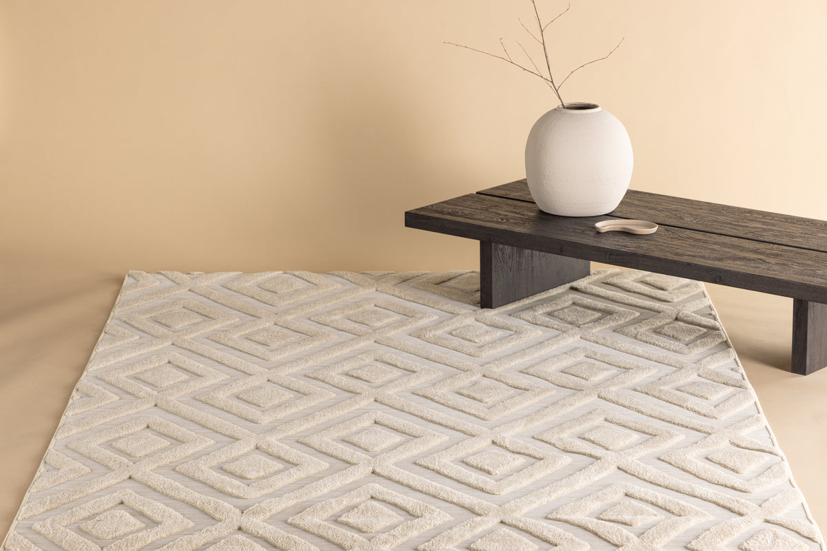 Rectangular Carpet 200 x 290 Beige
