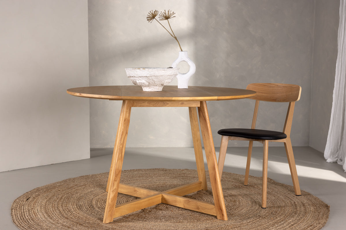 Round Dining Table ø120 Brown
