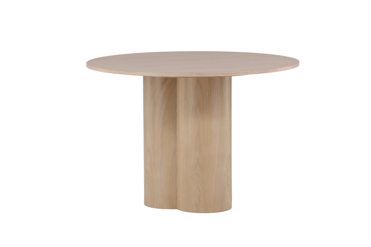 Round Dining Table ø110 Whitewash