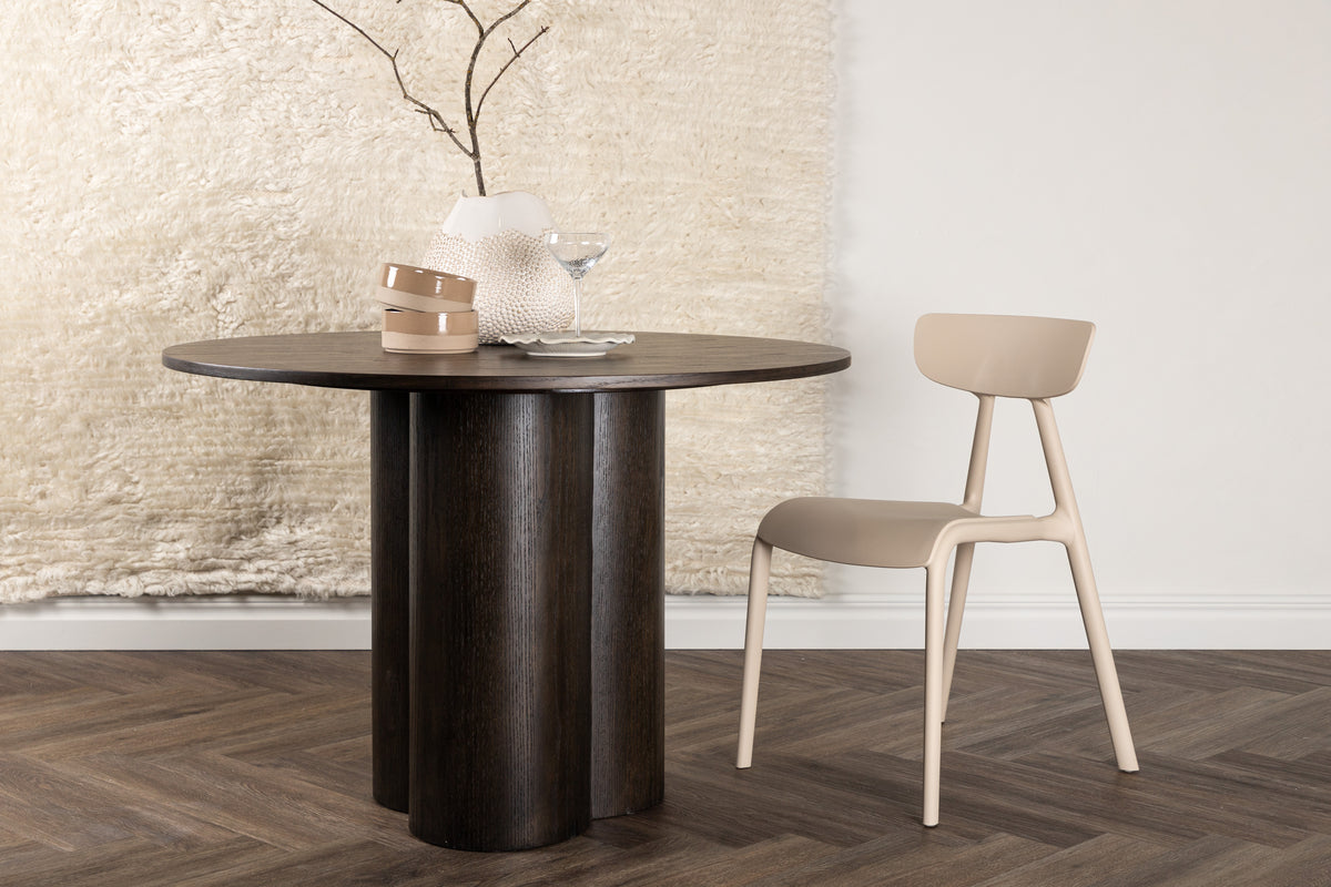 Round Dining Table ø110 Mocca