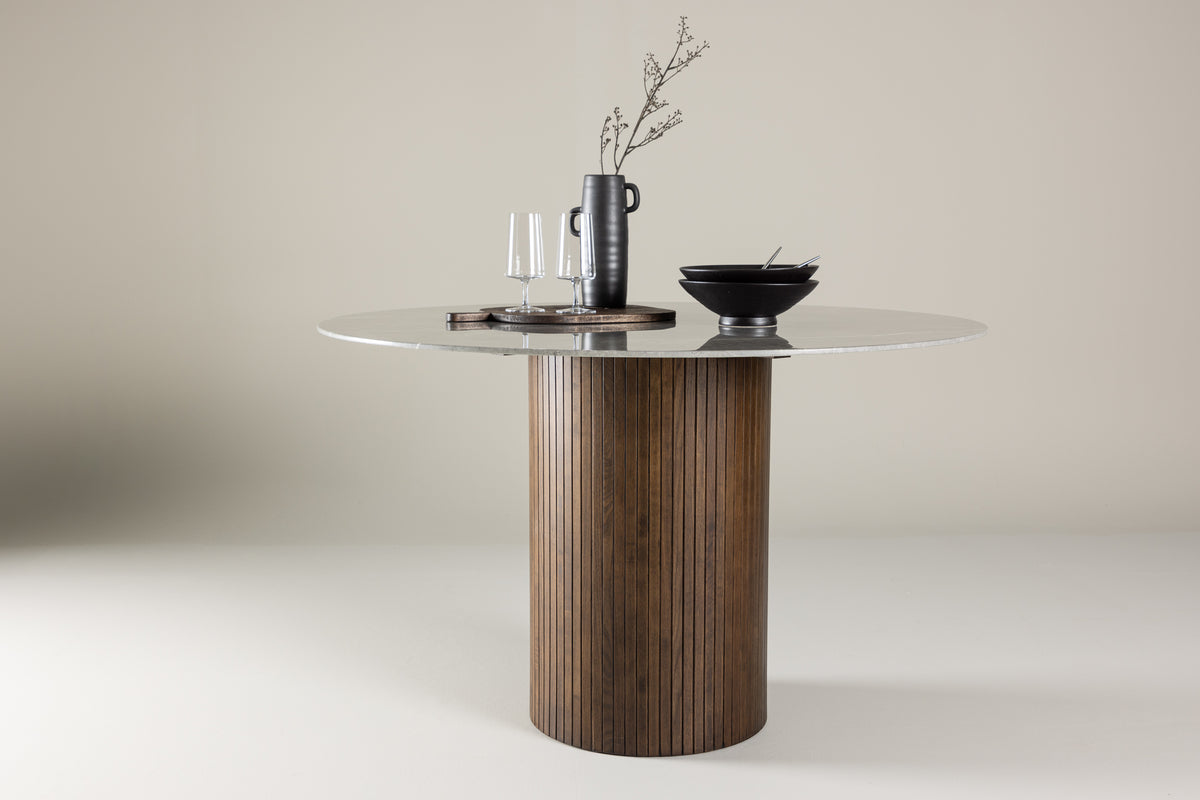 Round Dining Table ø120 Mocca