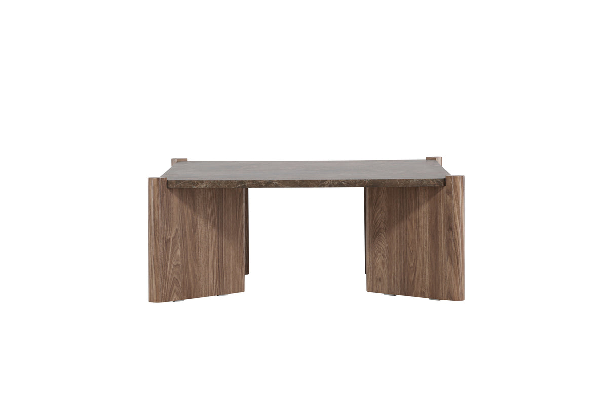 Sofa Table 100 x 100 Brown
