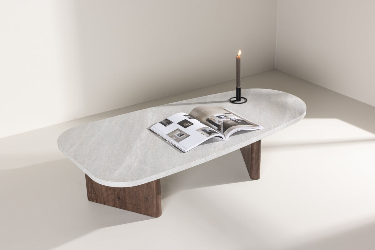 Sofa Table 65 x 130 Light Grey