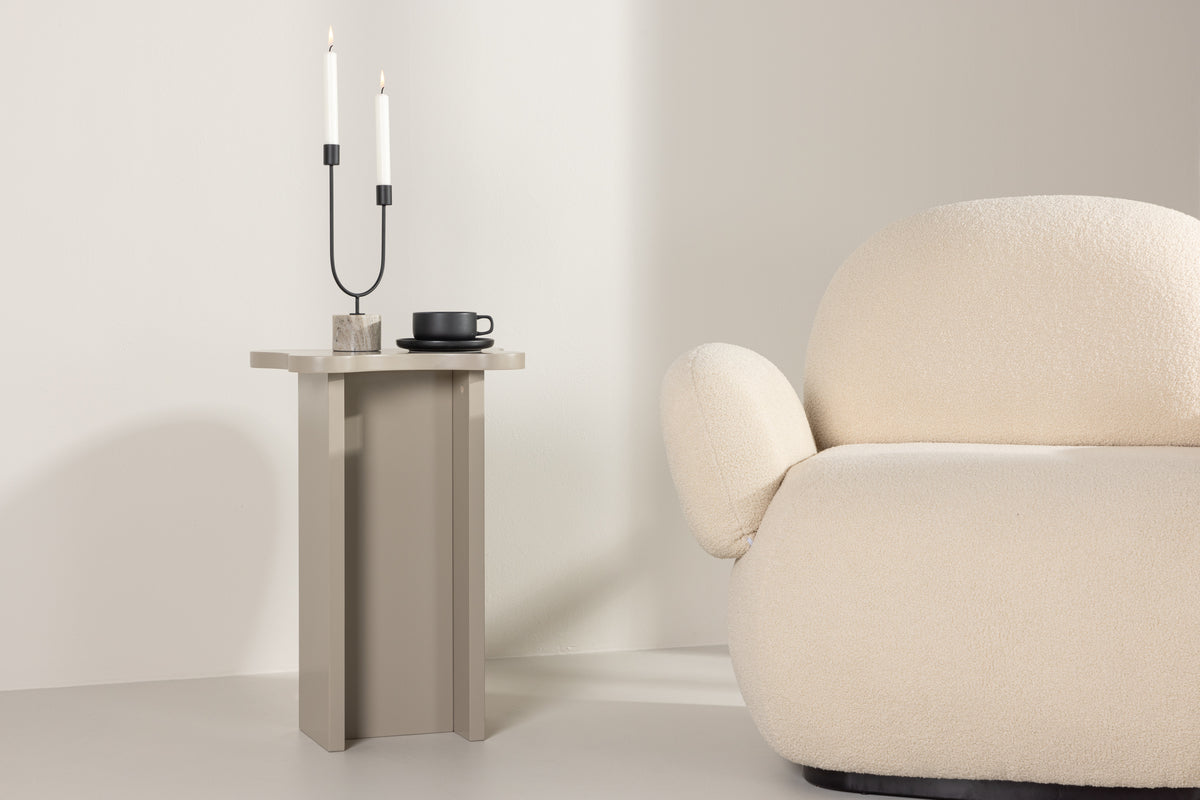 Side Table 30 x 42 Beige