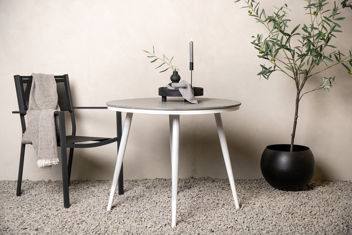 Round Dining Table ø90 Grey
