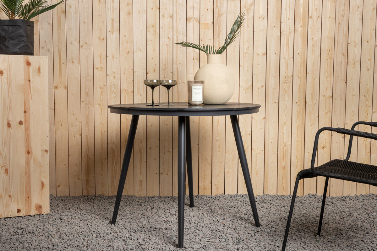 Round Dining Table ø90 Black