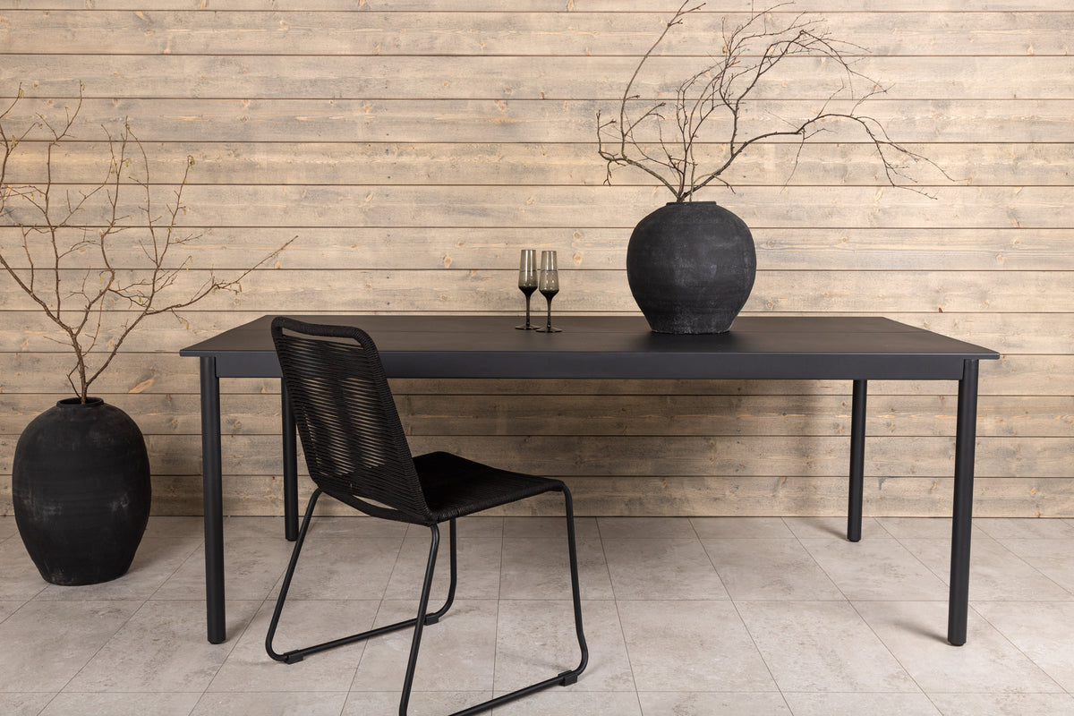 Rectangular Dining Table 100 x 200 Black