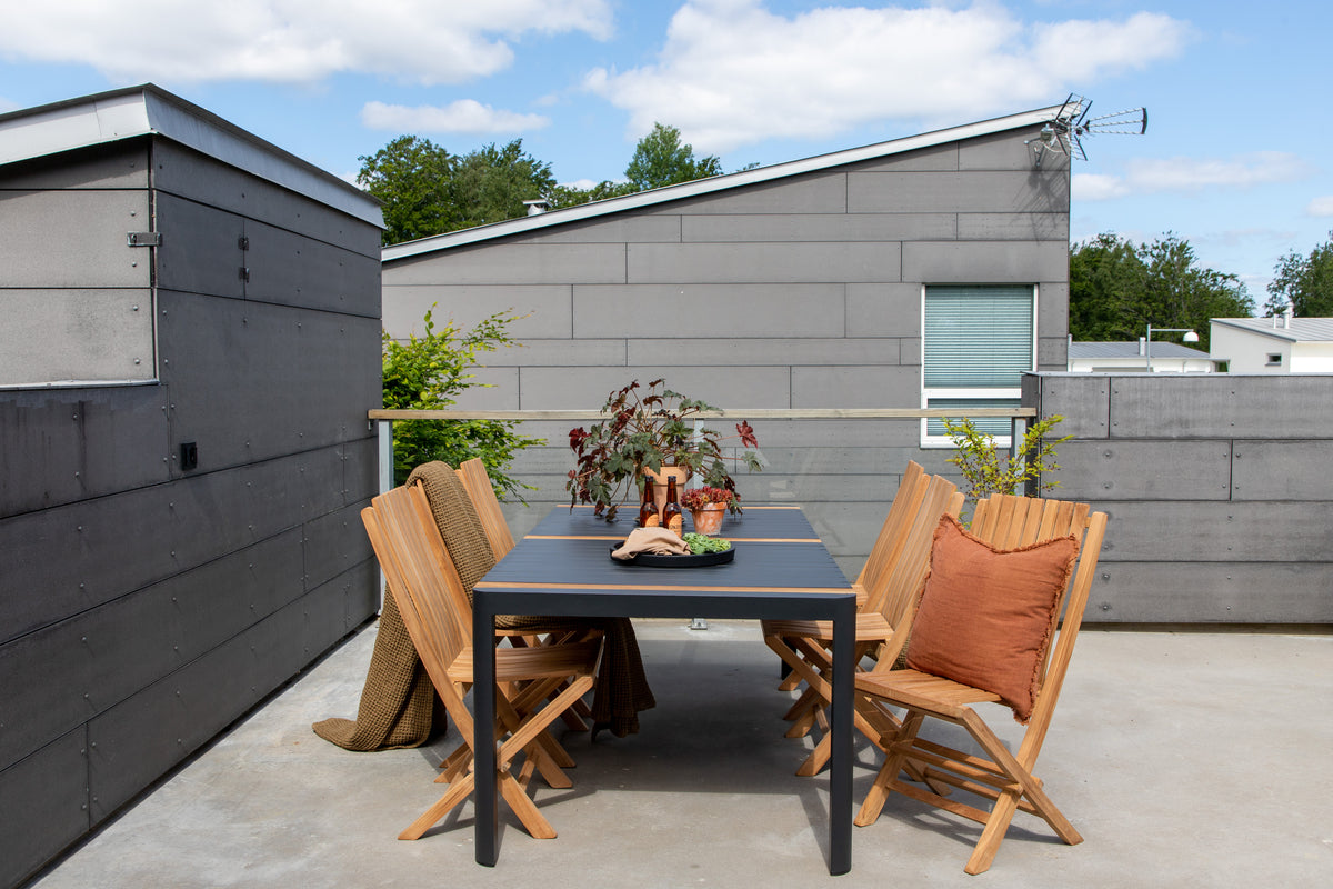 Rectangular Dining Table 100 x 200 Black