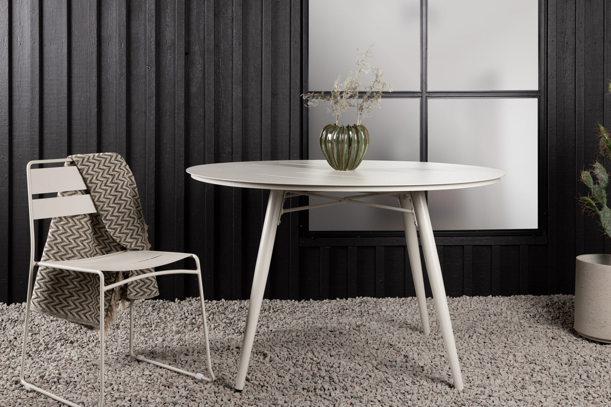 Round Dining Table ø120 Beige