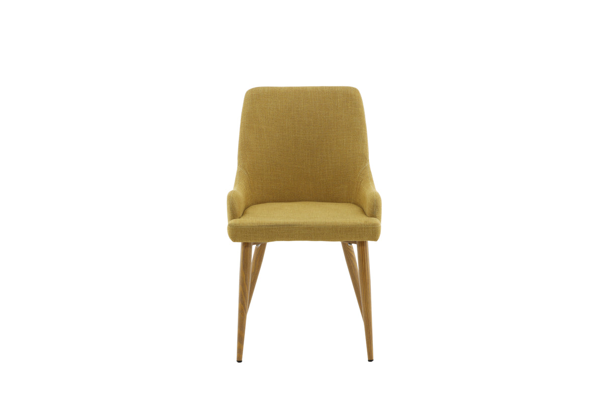 Dining Chair 2-pack Mustard