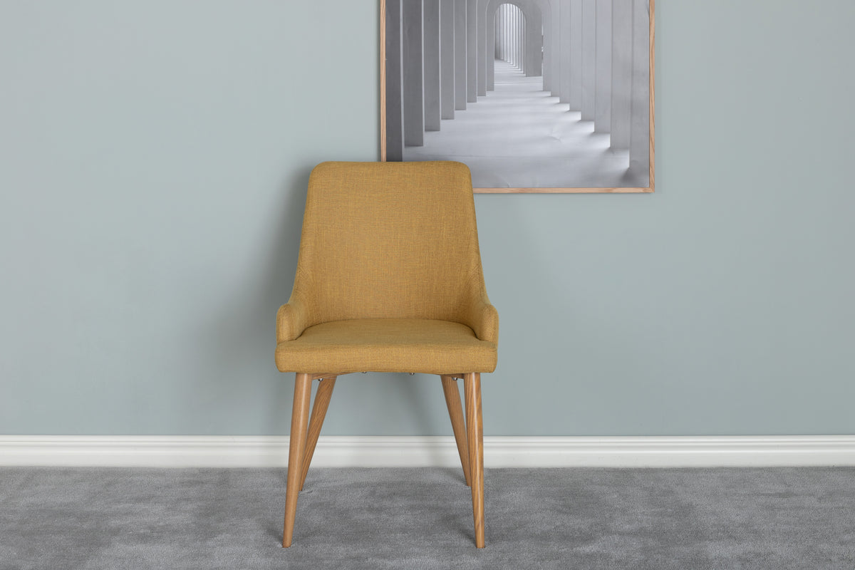 Dining Chair 2-pack Mustard