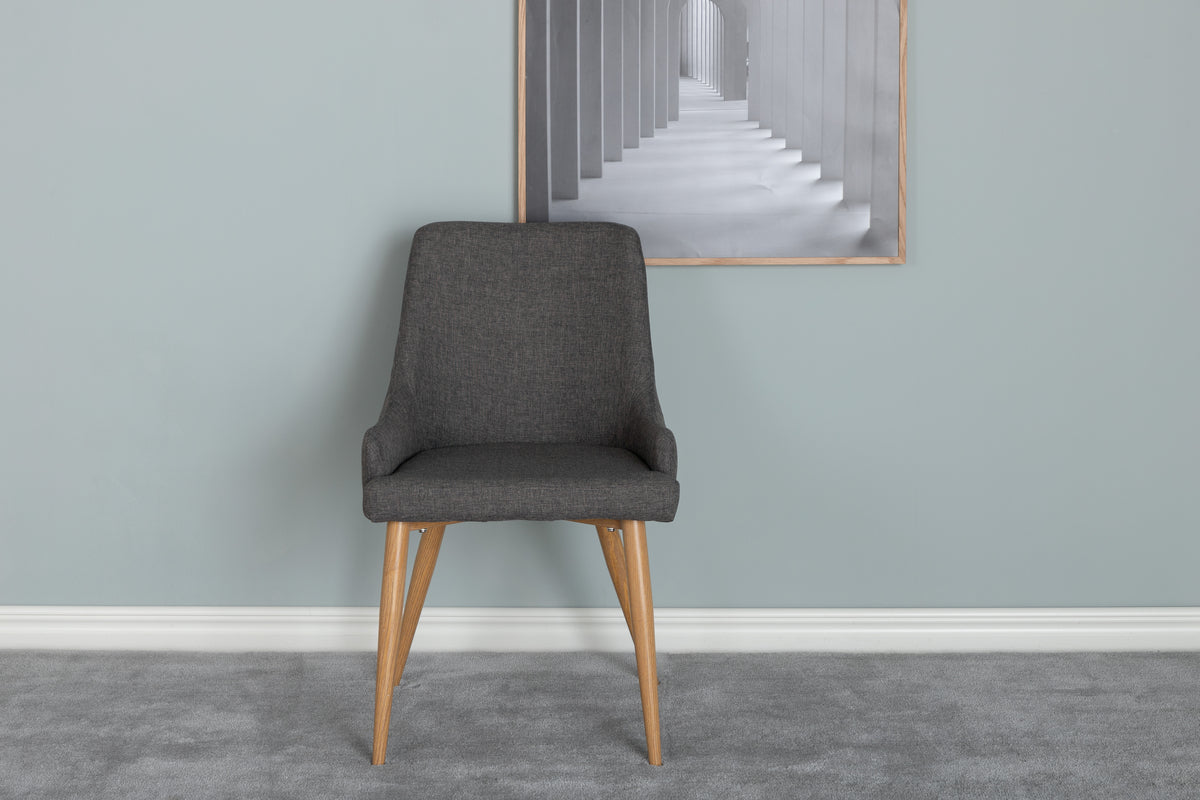Dining Chair 2-pack Dark Grey