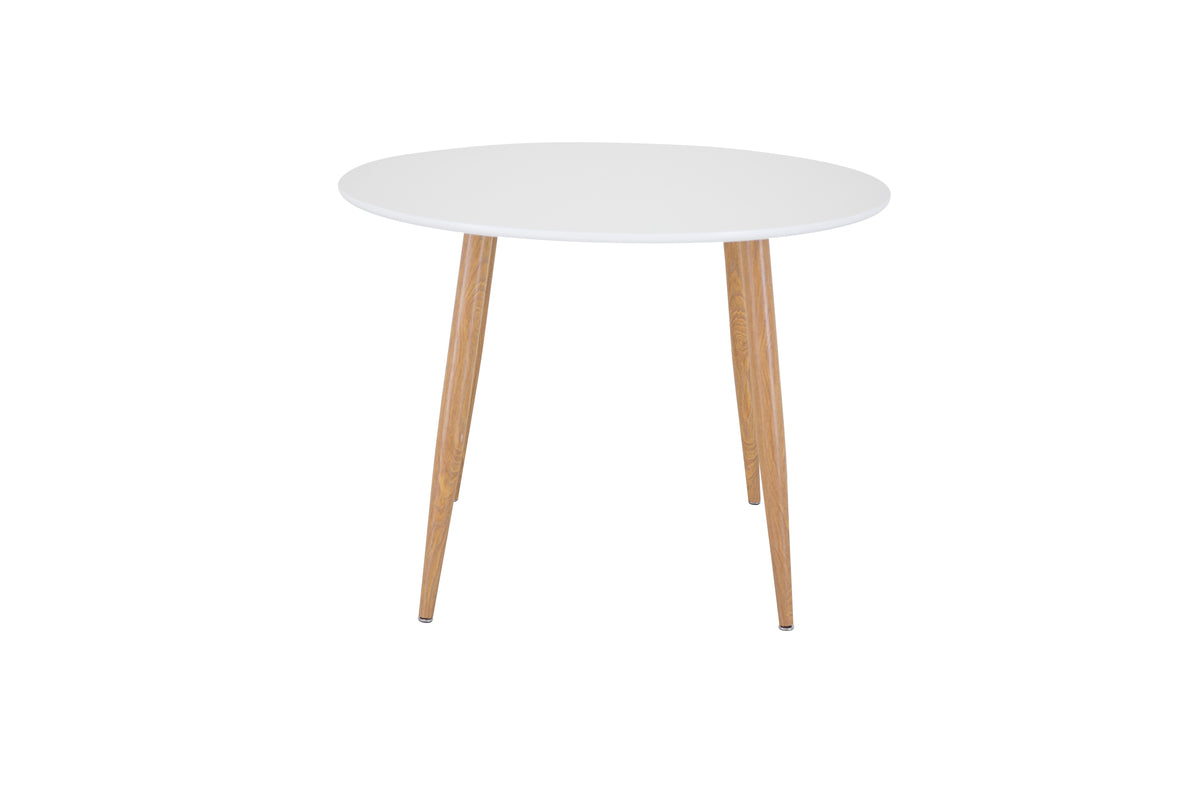 Round Dining Table ø100 White