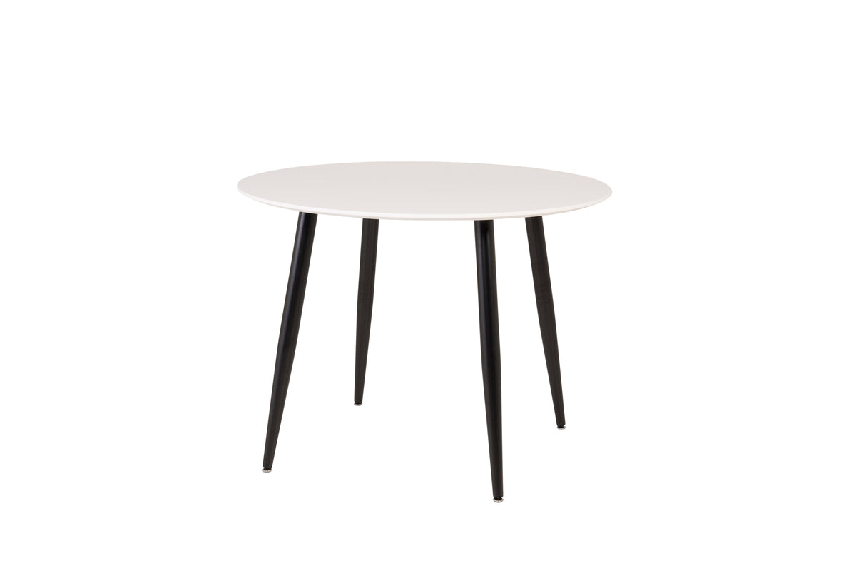 Round Dining Table ø100 White