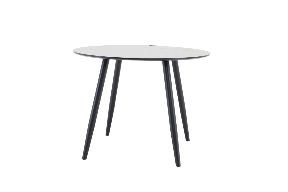 Round Dining Table ø100 Black