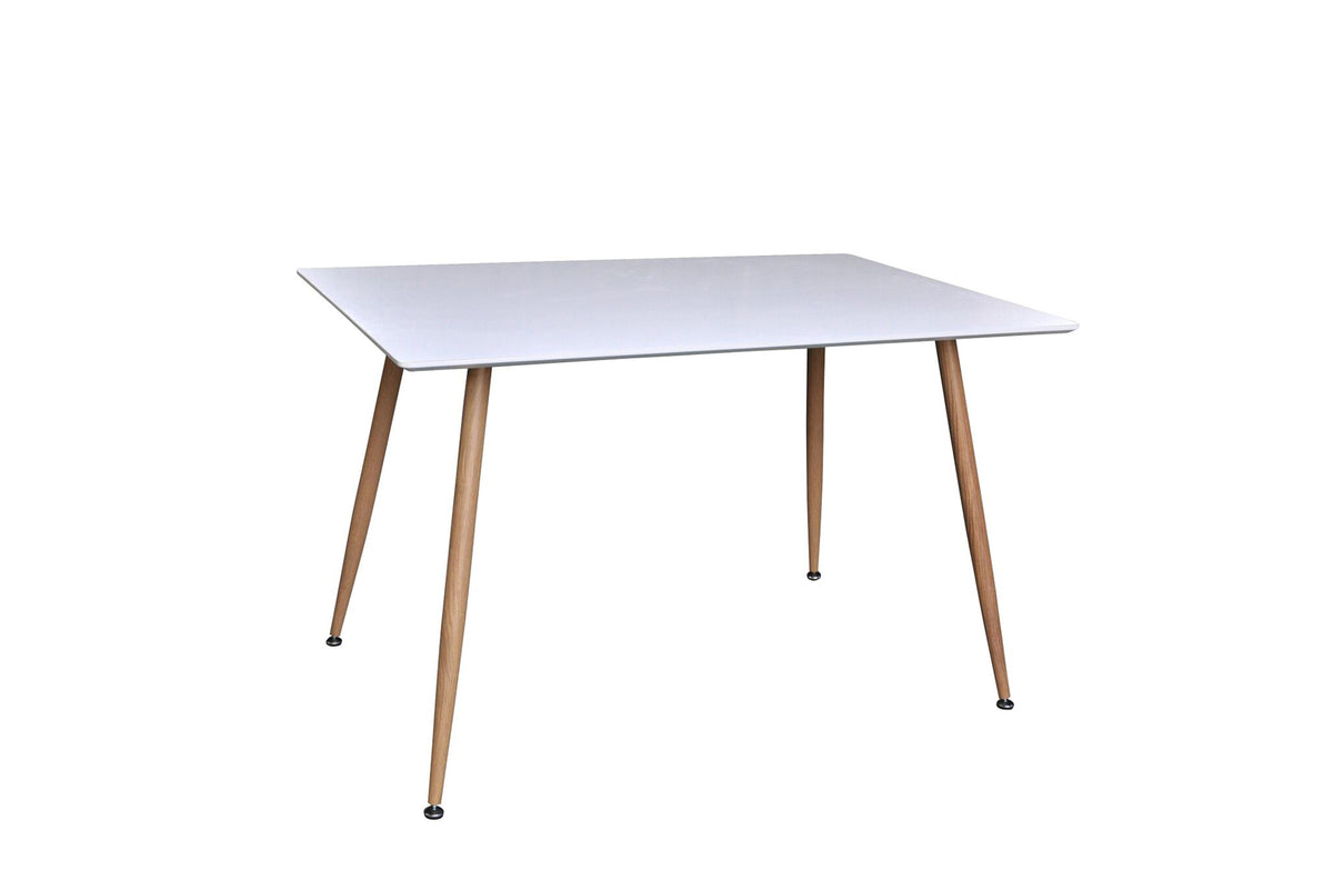 Rectangular Dining Table 80 x 120 White