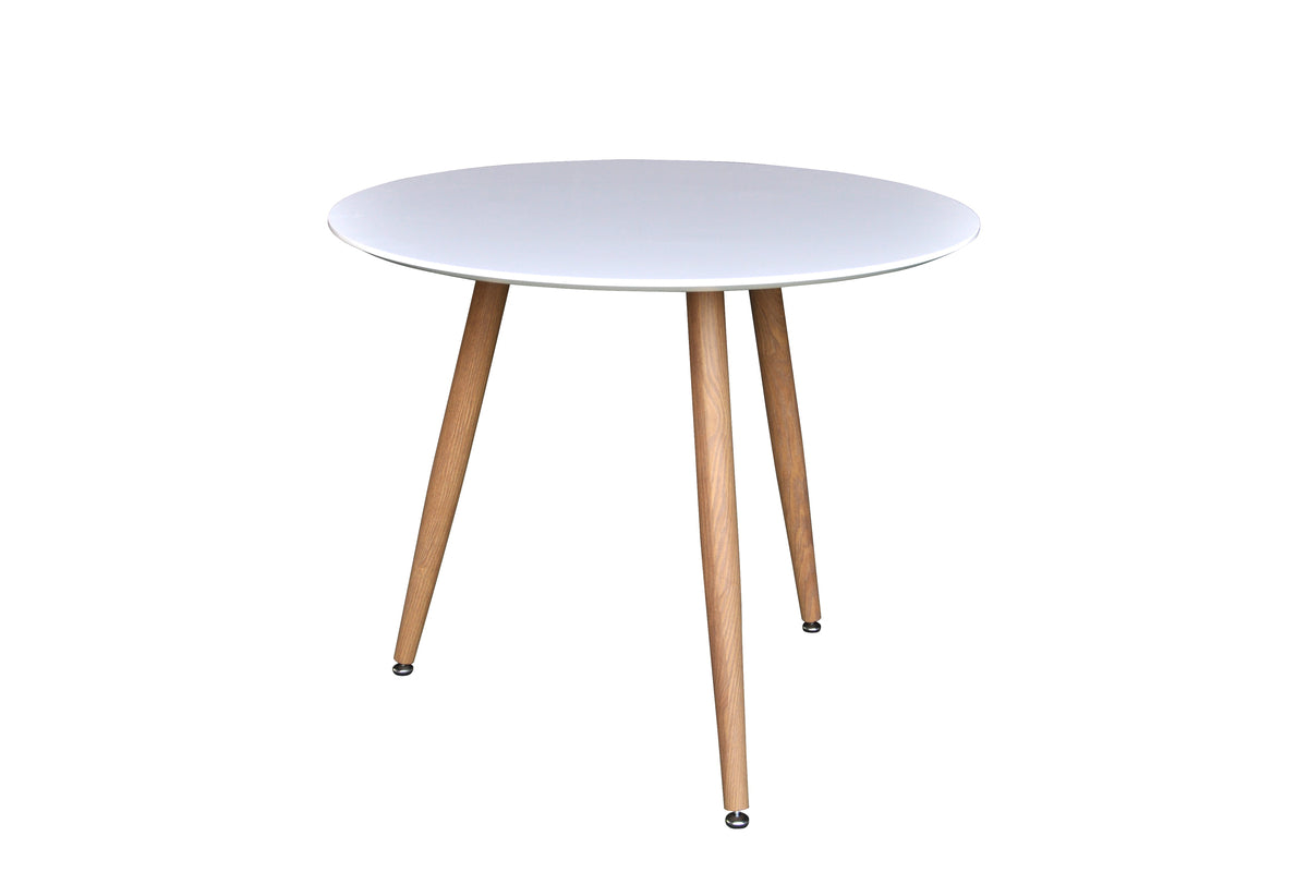 Round Dining Table ø90 White