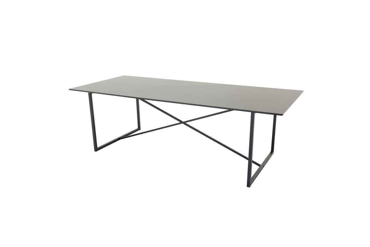Rectangular Dining Table 100 x 240 Black