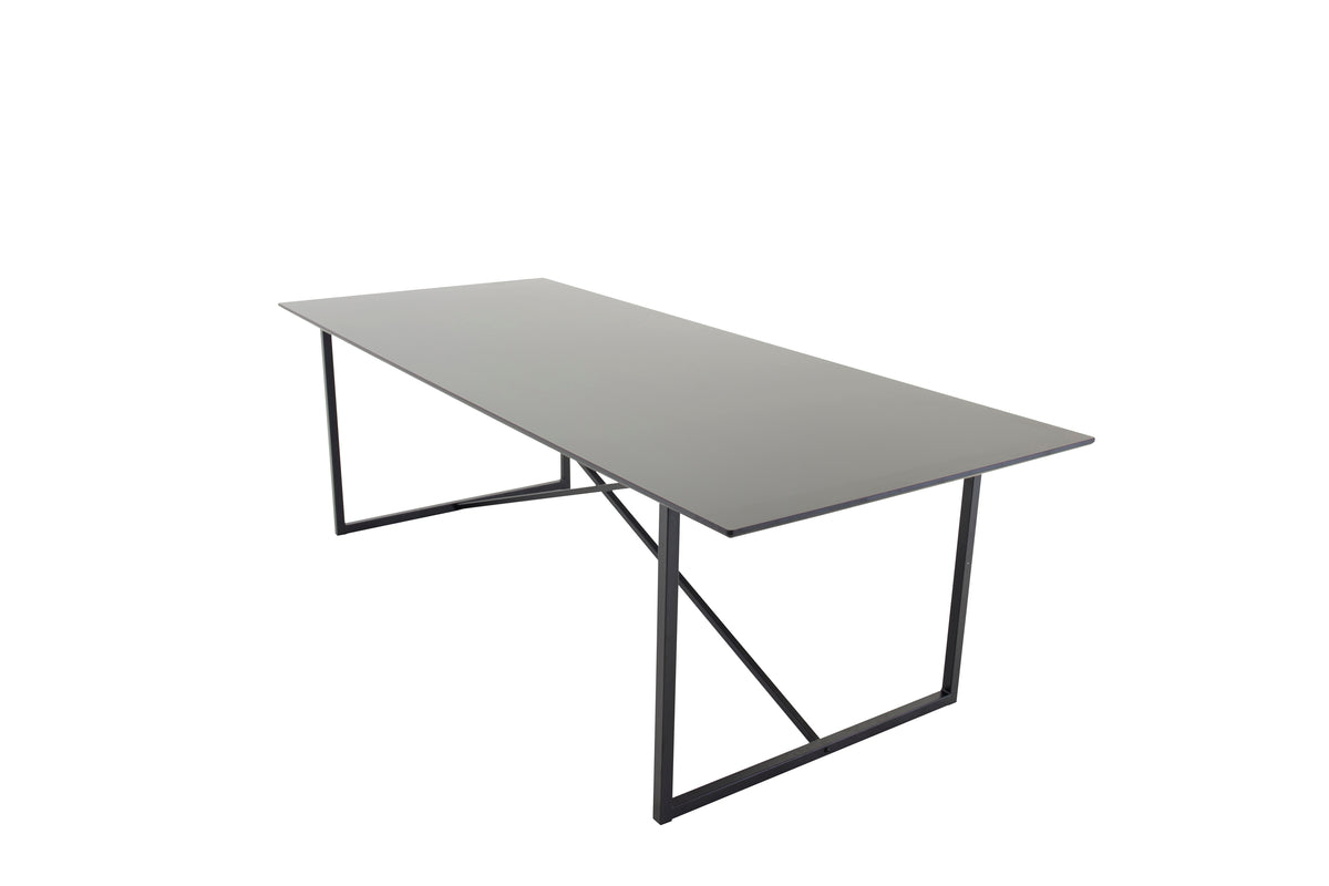Rectangular Dining Table 100 x 240 Black