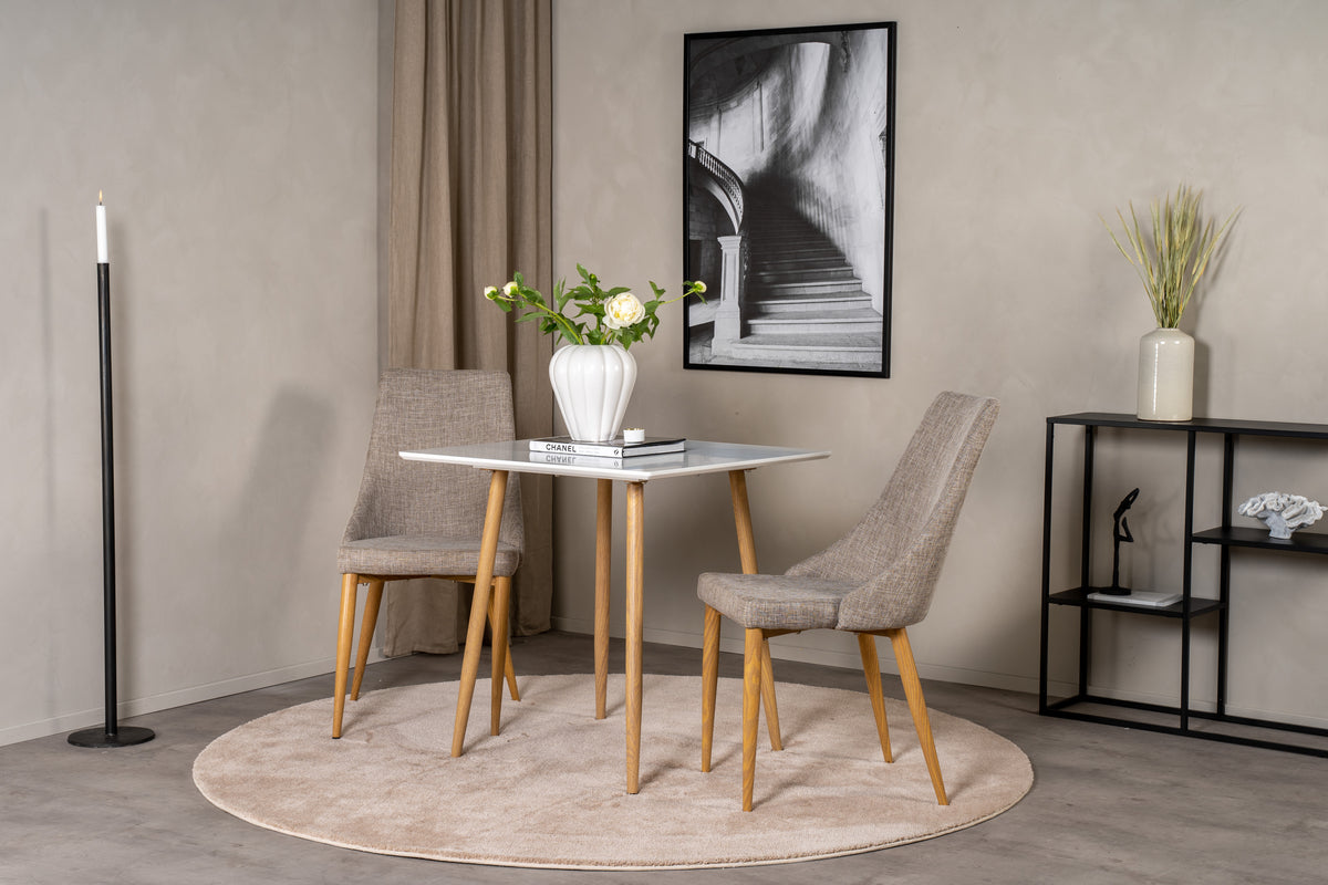 Rectangular Dining Table 75 x 75 White