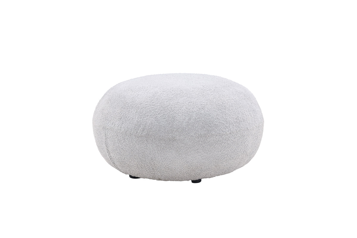 Pouf 74 x 74 x 40 Light Grey
