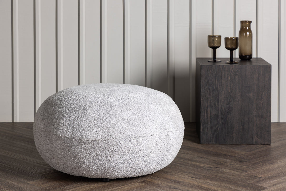 Pouf 74 x 74 x 40 Light Grey