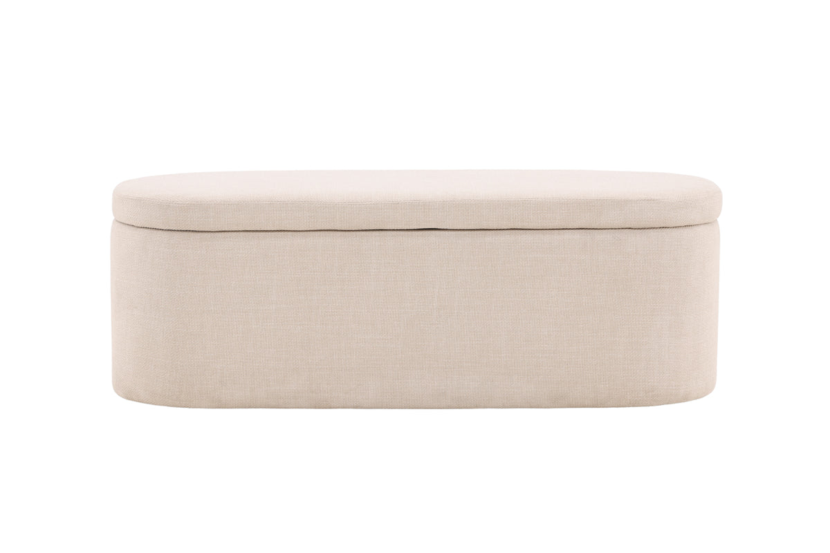 Ottoman 50 x 130 x 47 Offwhite