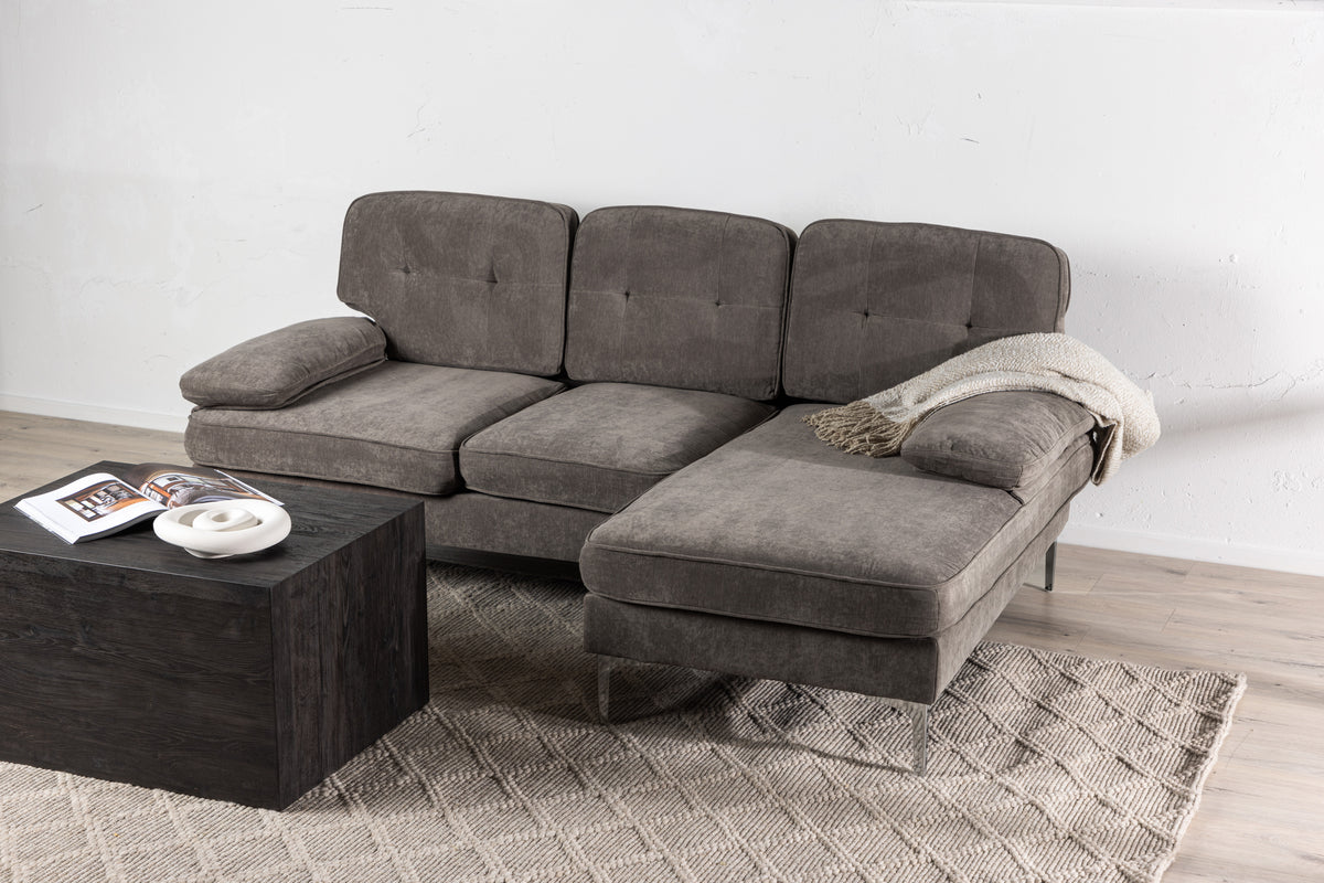 3-Seat Sofa Dark Grey