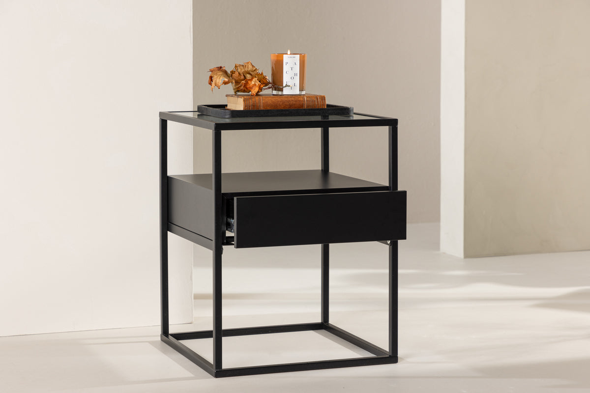 Side Table 40 x 40 Black
