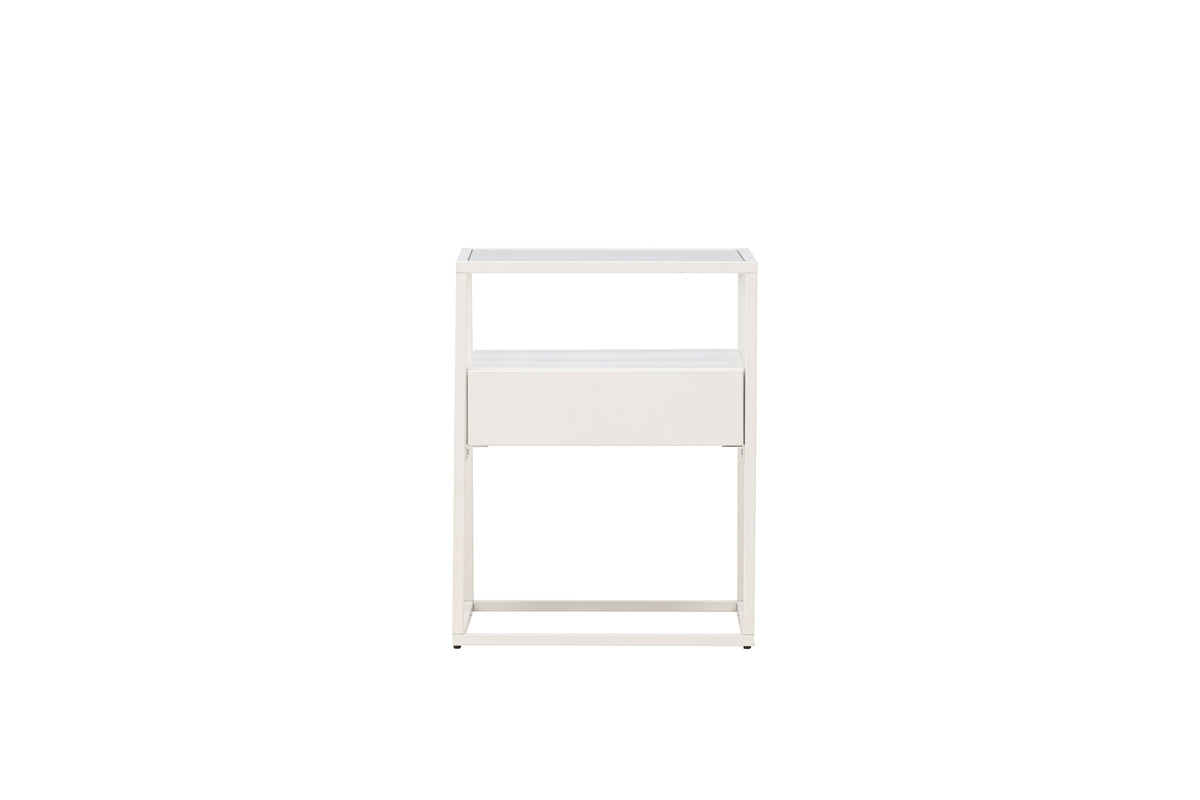 Side Table 40 x 40 White