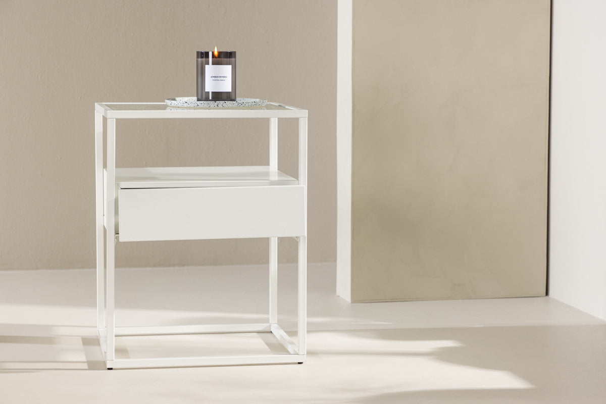 Side Table 40 x 40 White