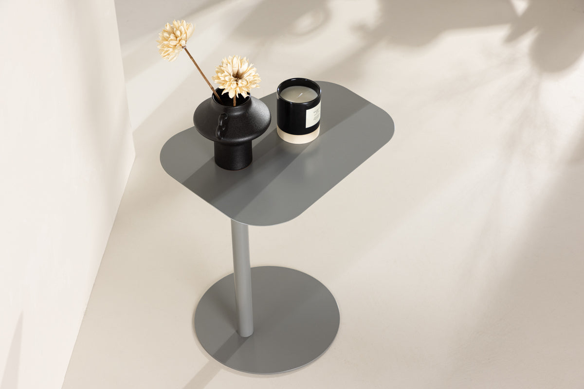 Side Table 38 x 50 Light Grey