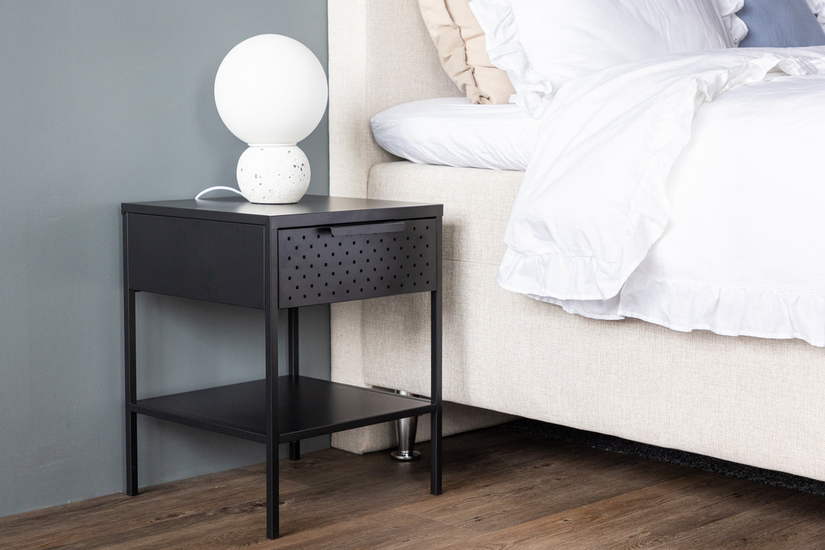 Bedside Table 40 x 40 Black