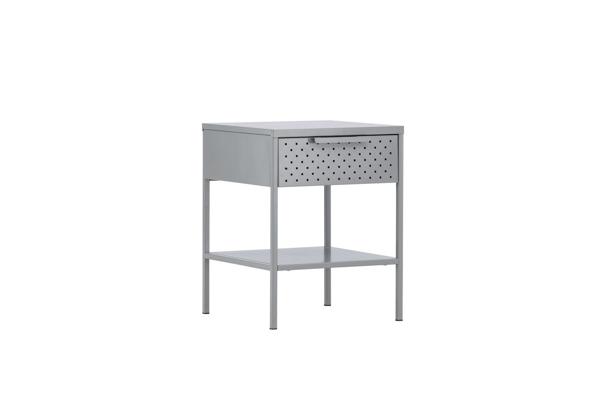 Bedside Table 40 x 40 Light Grey
