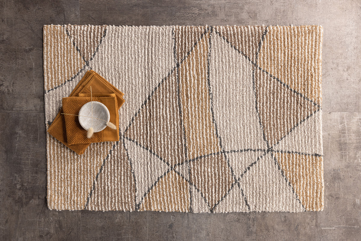 Rectangular Carpet 60 x 90 Ivory