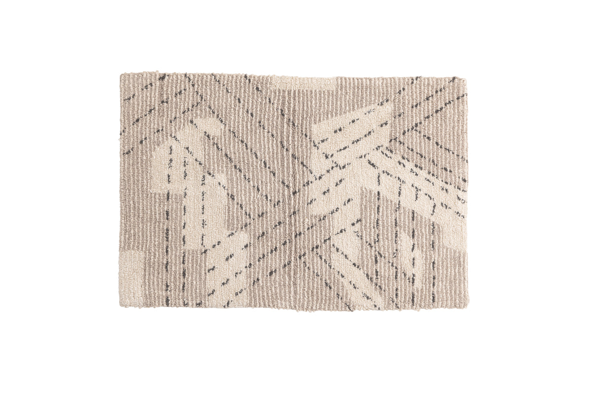 Rectangular Carpet 60 x 90 Greige