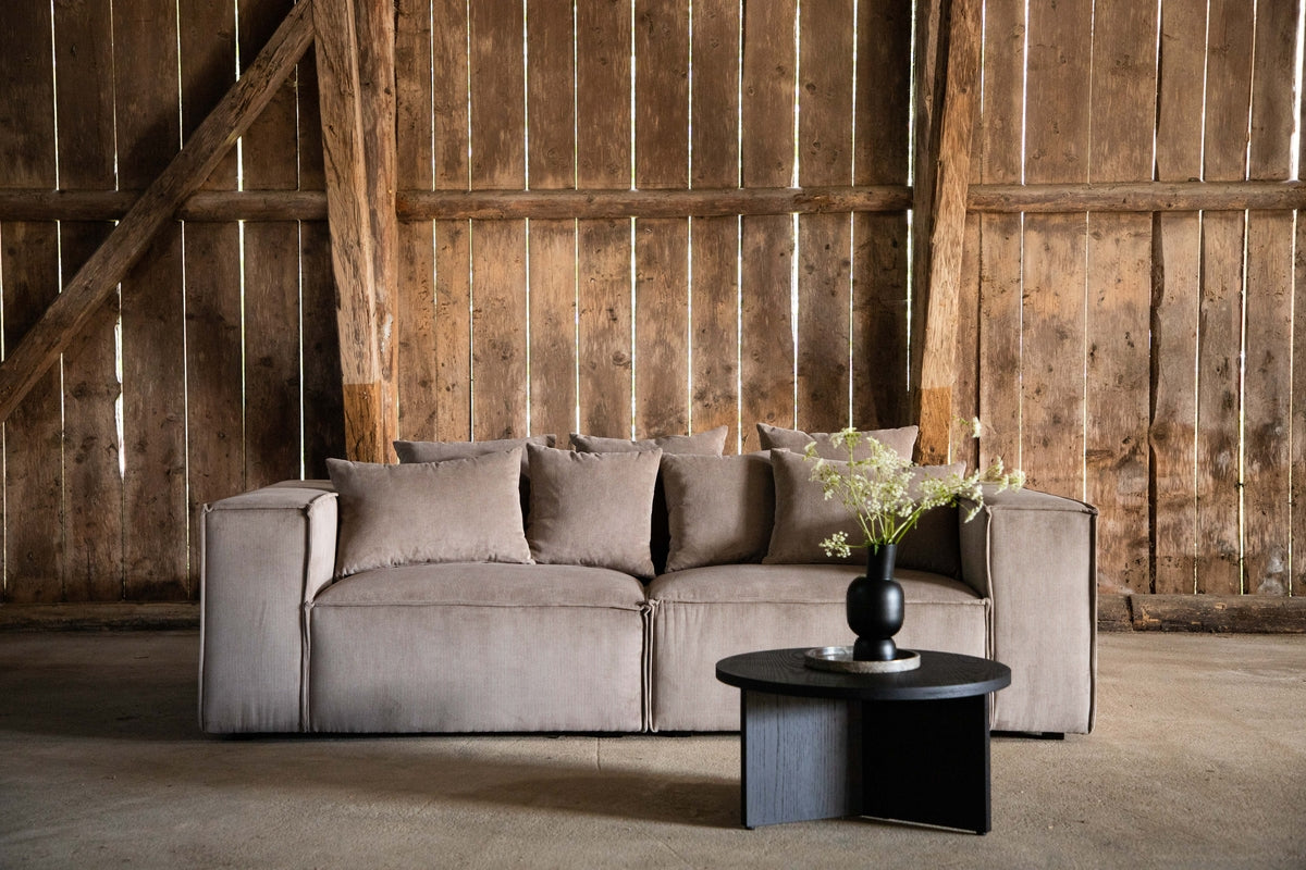 3-Seat Sofa Brown