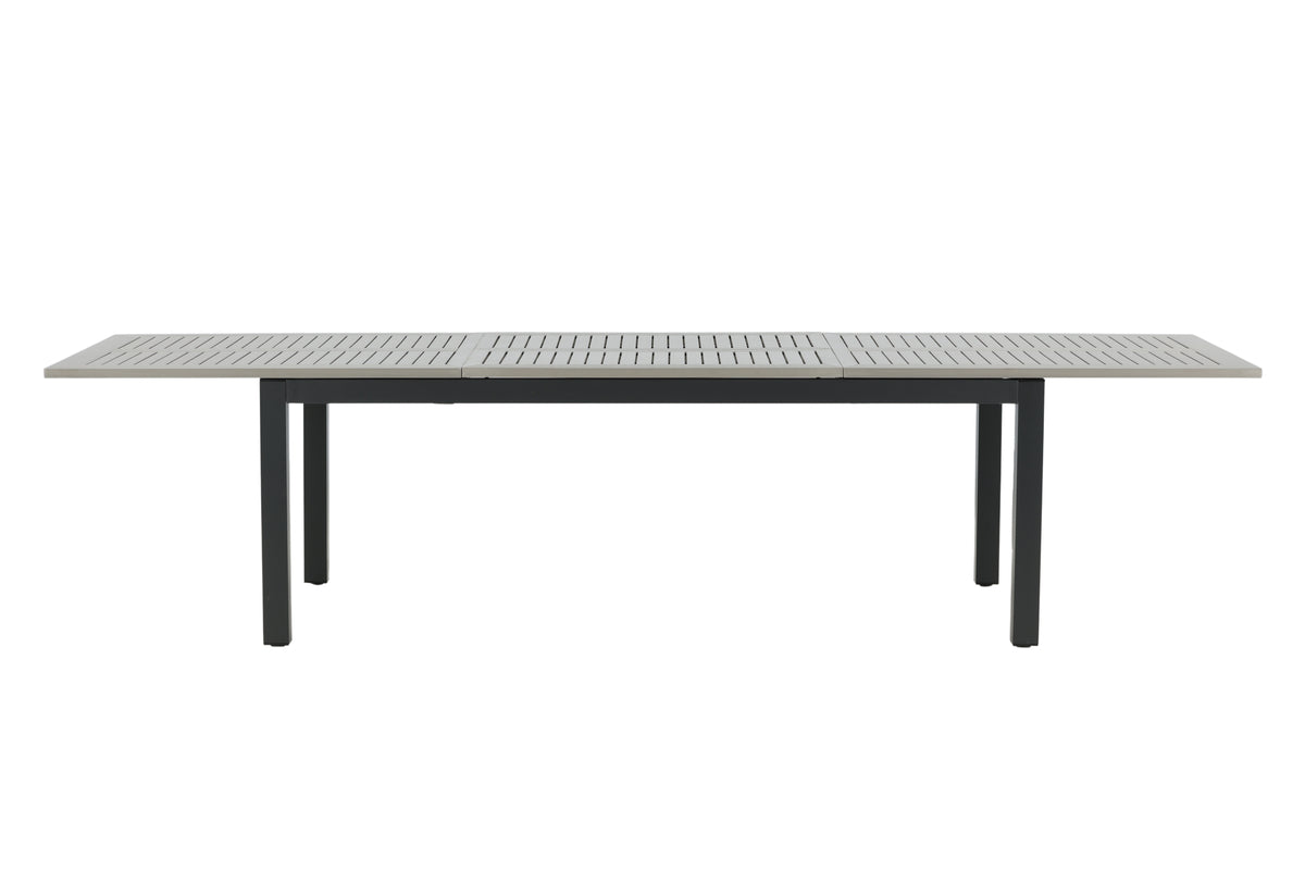 Rectangular Dining Table 74 x 224 x 90 Dark Grey