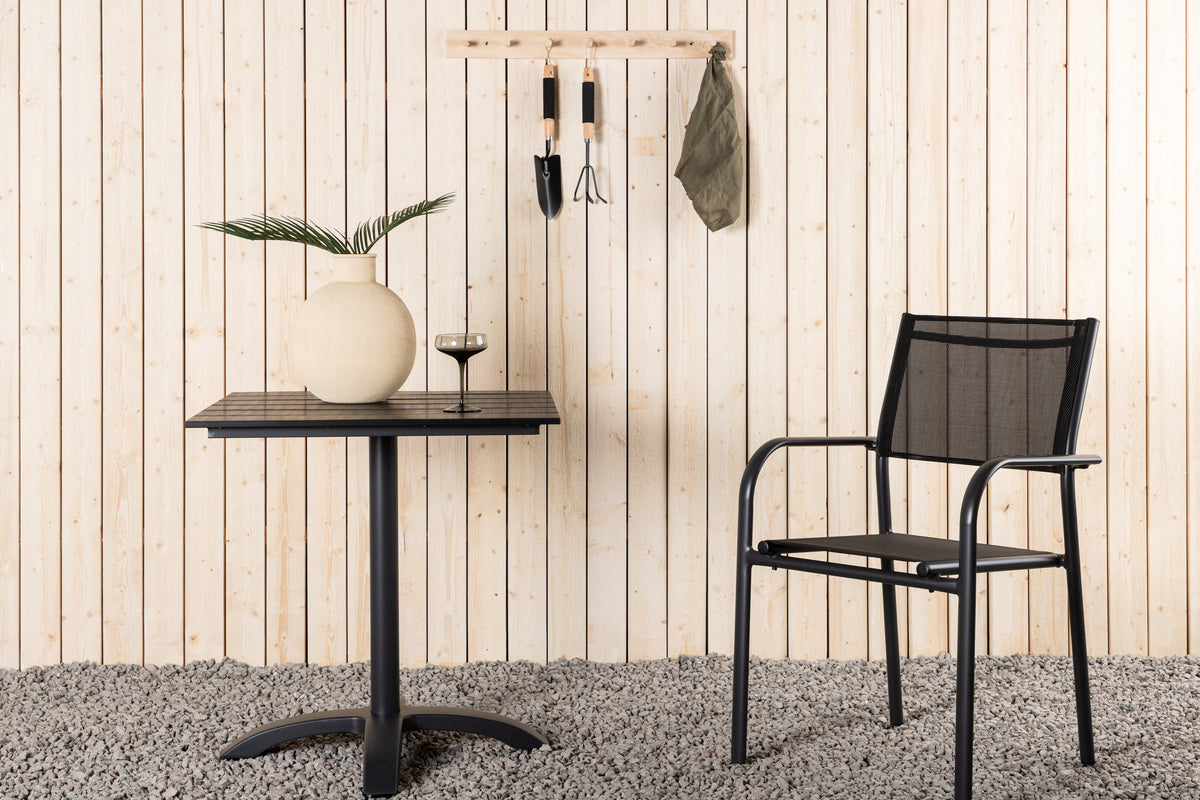Cafe Table 74 x 70 x 70 Black