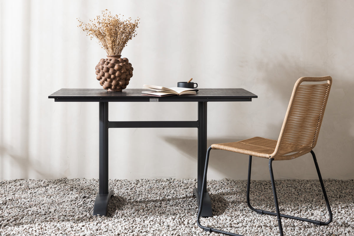Rectangular Dining Table 74 x 120 x 70 Black