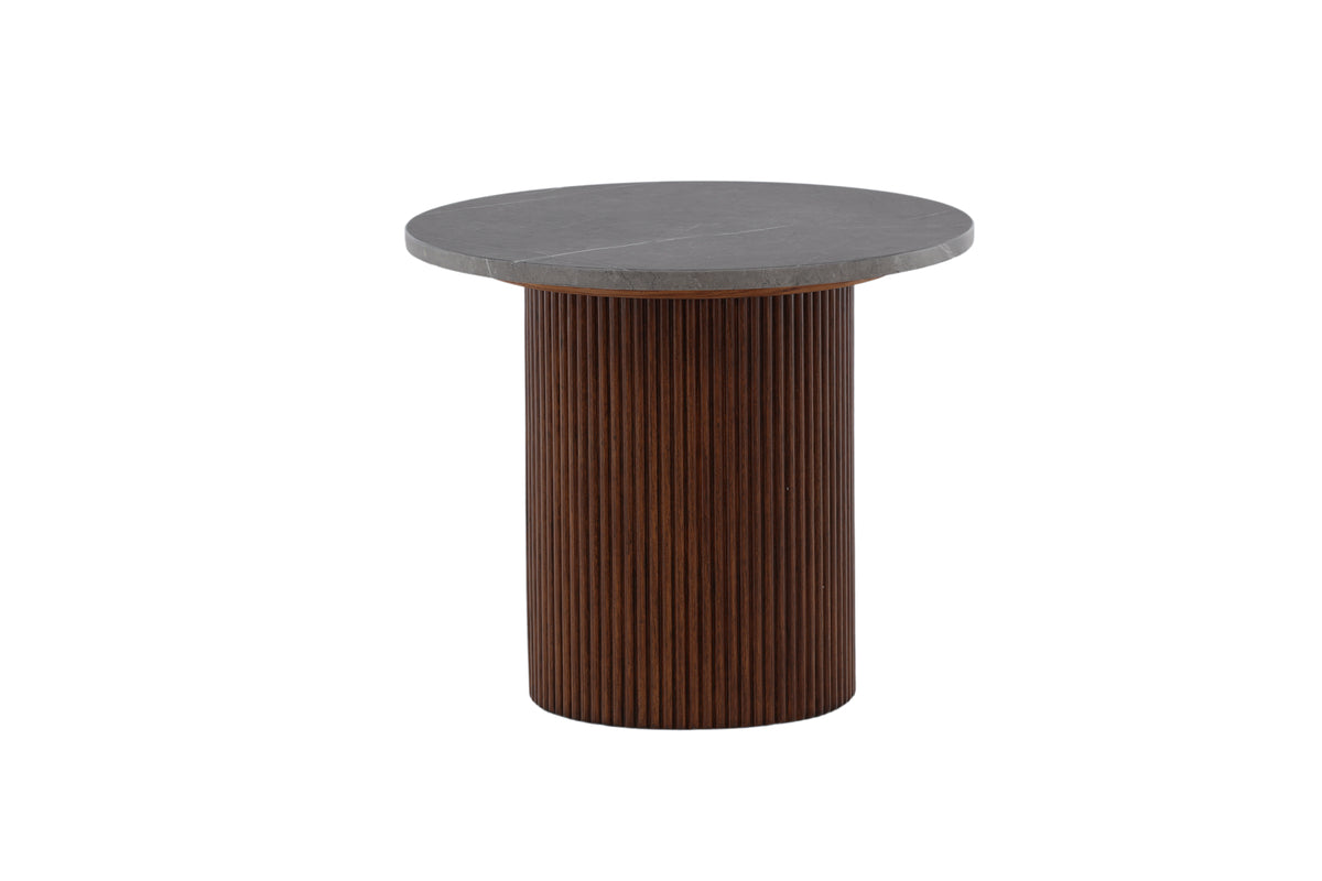 Side Table ø52 Walnut